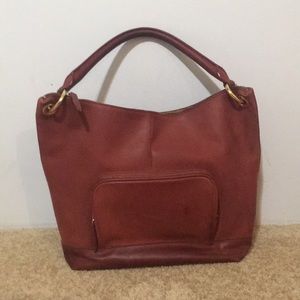 Leather J.Crew hand bag